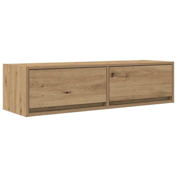 vidaXL TV-kast artisanaal eikenkleurig 100 x 31 x 25,5 cm Bewerkt hout