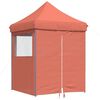 vidaXL Partytent Terracotta 200 x 200 x 306 cm Oxford Stof
