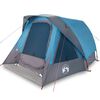 vidaXL Gezinstent 6-persoons waterdicht blauw