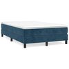 vidaXL Boxspring bed 120x200 cm fluweel donkerblauw