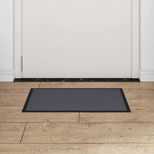 vidaXL Deurmat 40x60 cm antracietkleurig