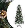 vidaXL Kunstkerstboom Groen 150 cm PVC en Plastic en Staal