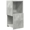 vidaXL Hoekkast 30,5x30x65cm Bewerkt hout Beton Grijs