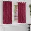 vidaXL Velvet Gordijnen 2 pcs Wijnrood 175 x 140 cm Fluweel