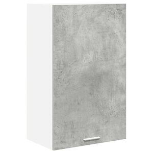 vidaXL Hangkast Beton Grijs en Wit 50 x 31 x 80 cm Bewerkt hout