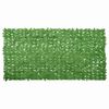 vidaXL Balkonscherm met groene bladeren 300x150 cm