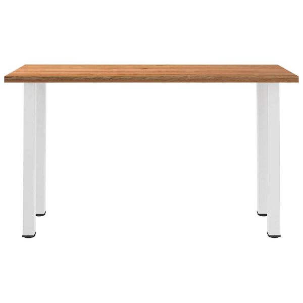 vidaXL Bartafel rechthoekig 200x80x112 cm massief eikenhout lichtbruin