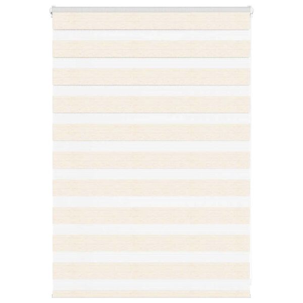 vidaXL Zebra rolgordijn 110x100 cm stofbreedte 105,9 cm marmerbeige