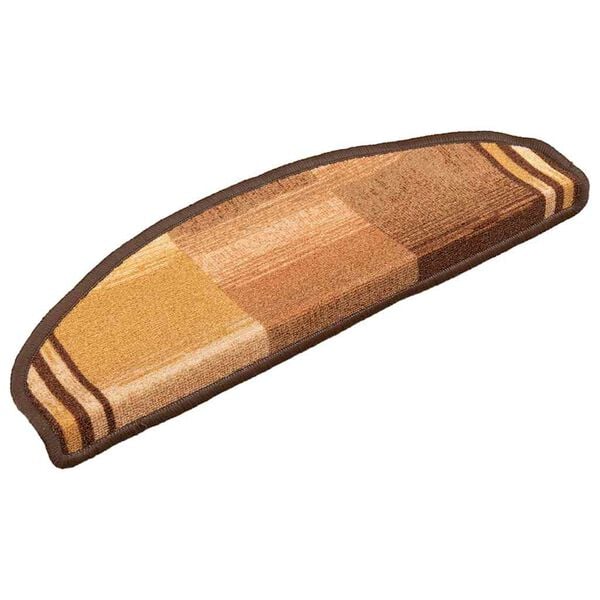 vidaXL Trapmatten zelfklevend 5 st 65x21x4 cm bruin