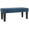 vidaXL Boxspring met matras fluweel donkerblauw 80x200 cm
