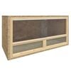 vidaXL Terrarium 60x30x30 cm bewerkt hout