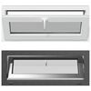 vidaXL Kelderraam RISOR 100 x 40 cm PVC en glas