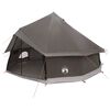 vidaXL Tipi Tent Bruin Grijs 400 x 400 x 250 cm Polyester en staal