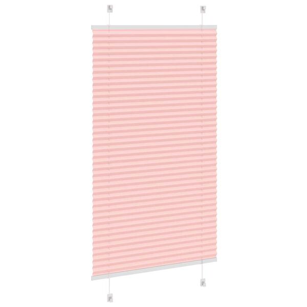 vidaXL Pliss&eacute; rolgordijn 70x150 cm stofbreedte 69,4 cm polyester roze