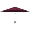 vidaXL Tuinparasol Bordeaux Rood 248 x 248 x 148 cm Polyester en staal