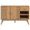 vidaXL Dressoir OLDEN 114x43x73,5 cm massief grenenhout bruin
