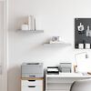 vidaXL Wandschappen zwevend 2 st 50x23x3,8 cm MDF betongrijs