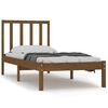 vidaXL Bedframe massief grenenhout honingbruin 90x200 cm