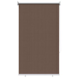 vidaXL Buitenrolgordijn 90% UV-blok Taupe 100 x 140 cm HDPE