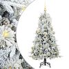 vidaXL Kunstmatige Inklapbare Kerstboom Wit 150 cm PE en PVC