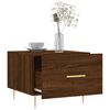 vidaXL Salontafels 2 st 50x50x40 cm bewerkt hout bruin eikenkleur