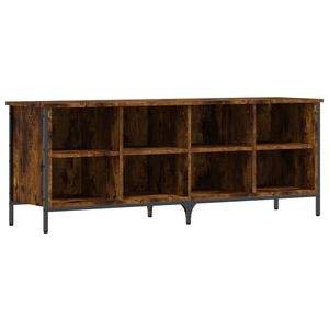 vidaXL Schoenenkast 131x35x50 cm bewerkt hout gerookt eikenkleurig