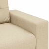 vidaXL Fauteuil Cr&egrave;me 100x78x80 cm Stof