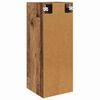 vidaXL Wandkast Oud Hout 34,5 x 34 x 90 cm Bewerkt hout