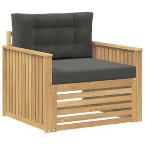 vidaXL Tuinbank Polyester Wit