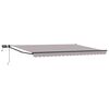vidaXL Handbediende luifel met LED's 5 x 3 m