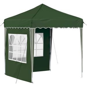 vidaXL Pop-up partytent 195 x 195 x 245 cm Groen Oxford Stof