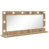 vidaXL Schmink Spiegel Artisan Eiken 100 x 45 x 18 cm Rechthoekig