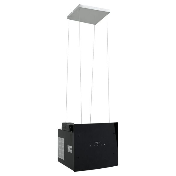 vidaXL Afzuigkap voor kookeiland met aanraaksensor LCD gehard glas