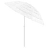 vidaXL Strandparasol Hawa&iuml; 240 cm wit