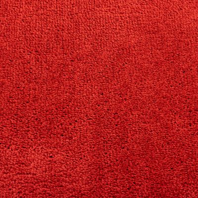 vidaXL Vloerkleed OVIEDO laagpolig 240x240 cm rood