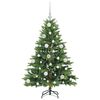 vidaXL Kunstkerstboom met 150 LED met standaard Groen 120 cm PE en PVC