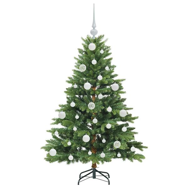 vidaXL Kunstkerstboom met 150 LED met standaard Groen 120 cm PE en PVC