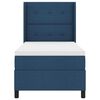 vidaXL Boxspring bed met matras met hoofdeinde Blauw 80 x 200 cm Stof