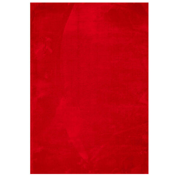 vidaXL Vloerkleed HUARTE laagpolig zacht wasbaar 120x170 cm rood