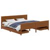 vidaXL Bedframe met 4 lades massief grenenhout honingbruin 180x200 cm