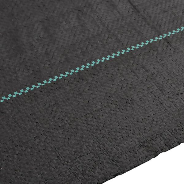 vidaXL Worteldoek 2x50 m polypropeen zwart