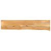 vidaXL Tafelblad met natuurlijke rand 160x20x3,8 cm massief mangohout