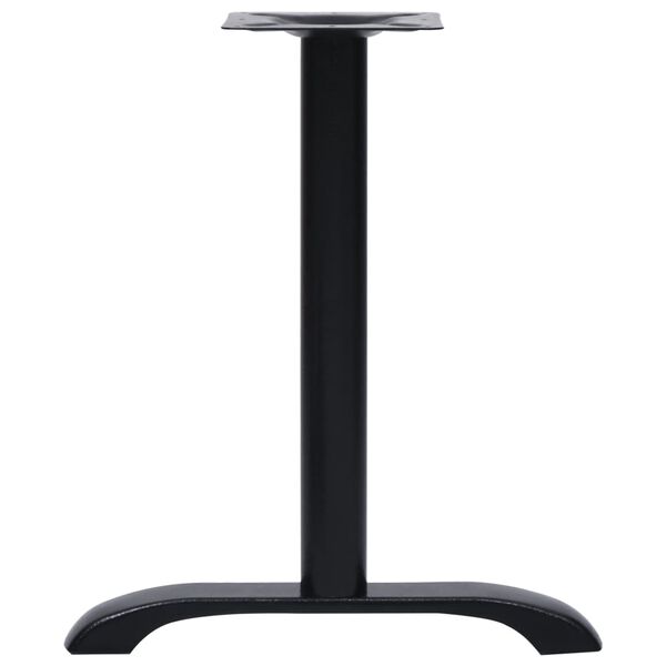 vidaXL Bistrotafelpoten 2 st 61x8x72 cm gietijzer zwart