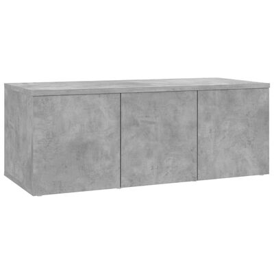vidaXL Tv-meubel 80x34x30 cm spaanplaat betongrijs