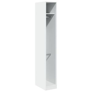 vidaXL Kledingkast 30x50x200 cm bewerkt hout wit