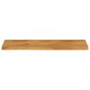vidaXL Tafelblad met natuurlijke rand 110x20x3,8 cm massief mangohout