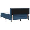 vidaXL Boxspringbed met matras Blauw 190 x 140 cm Polyester
