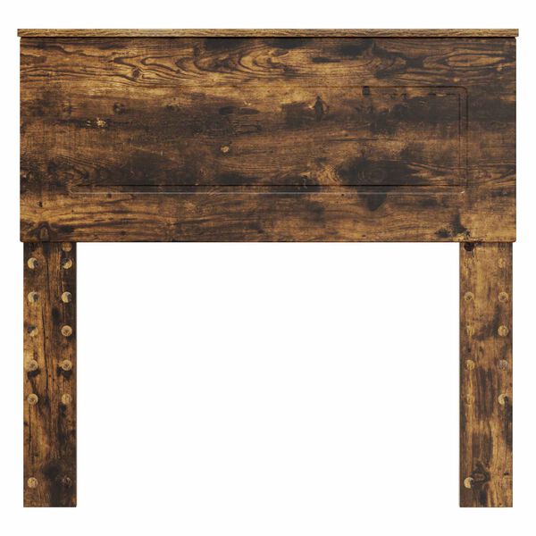 vidaXL Hoofdbord Gerookt eiken 100 cm Bewerkt hout