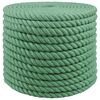 vidaXL Jute Touw Groen 100% Tossa jute