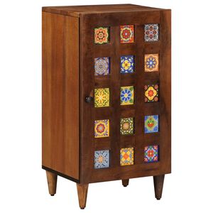vidaXL Dressoir Walnotenhout 40 x 33 x 75 cm Massief Mango Hout